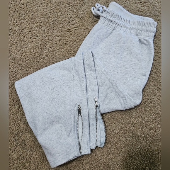 PINK VS XL Zip Ankle Activewear Sweatpants Joggers - Picture 1 of 6